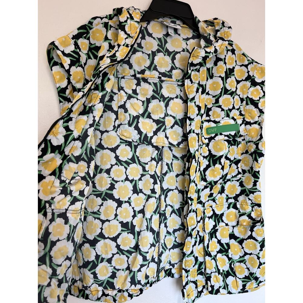 Diane Von Furstenberg x Target (M) Nylon PACKABLE POUCH-Yellow Hooded Vest-DVF- - Picture 6 of 11